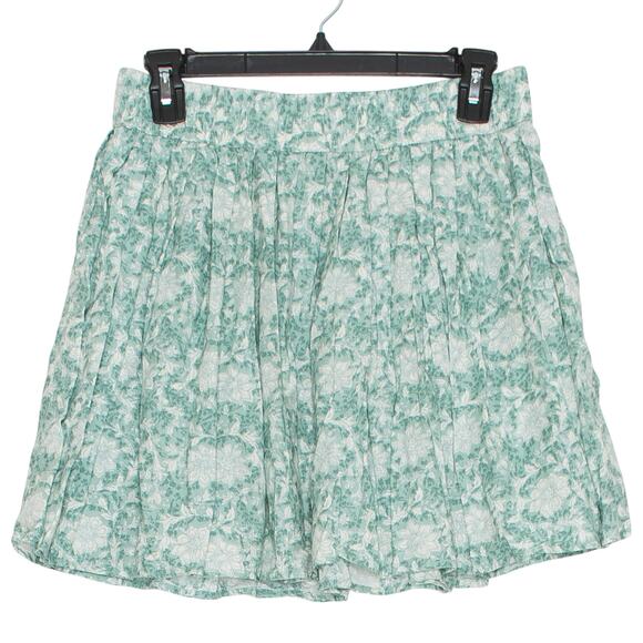NEW American Eagle Skirt Linen Floral Cottage Academia Coastal Grandma Medium - Picture 1 of 5